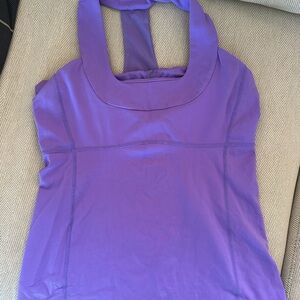 lululemon athletica Purple Halter Tank Top
